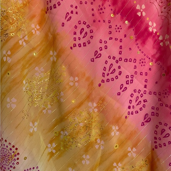 Vintage Tie-dye maxi skirt - Picture 2 of 3